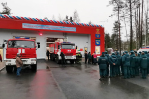 Пожарное депо V типа на 2 машино-выезда в селе Семиозерье Выборгского района