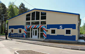 Детский спортивный комплекс для детей с ограниченными возможностями в городе Приозерске